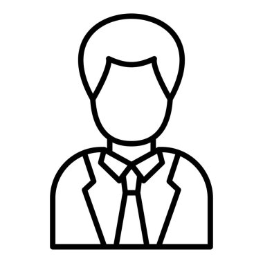 Vector Design Illustration Business Man Icon Style