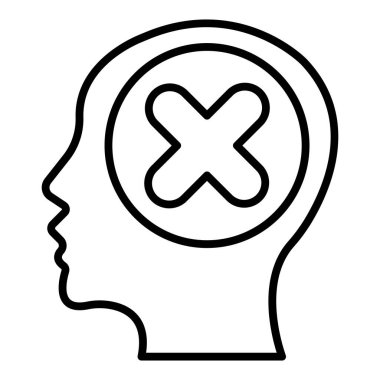 Vector Design Illustration Failure Icon Style