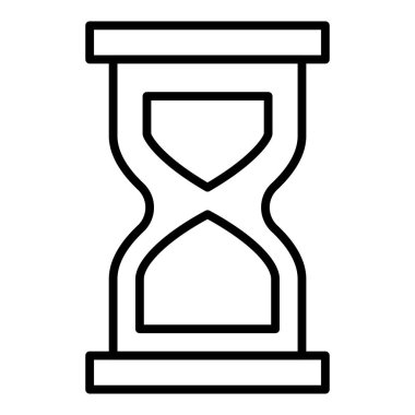Vector Design Illustration Hourglass Icon Style