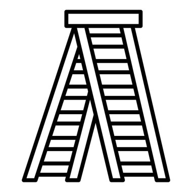 Vector Design Illustration Ladder Icon Style