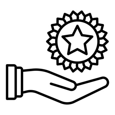 Vector Design Illustration Reward Icon Style