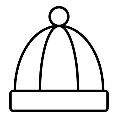 Vector Design Illustration Beanie Icon Style