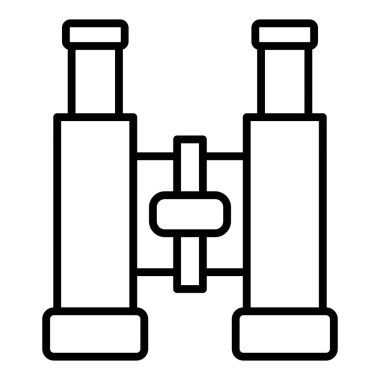 Vector Design Illustration Binoculars Icon Style