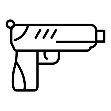 Vector Design Illustration Firearm Icon Style