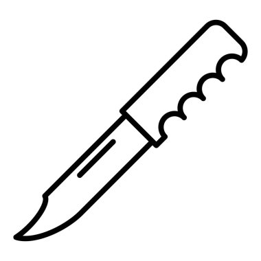 Vector Design Illustration Knife Icon Style