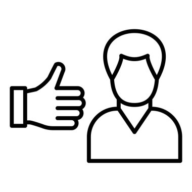 Vector Design Illustration Admiration Icon Style