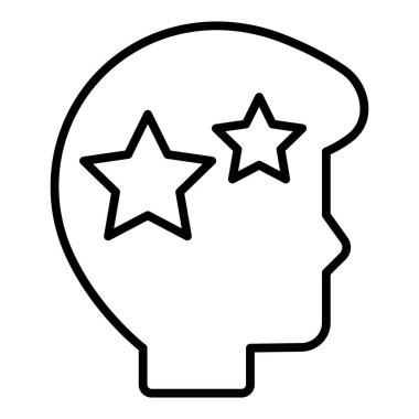 Vector Design Illustration Confident Icon Style