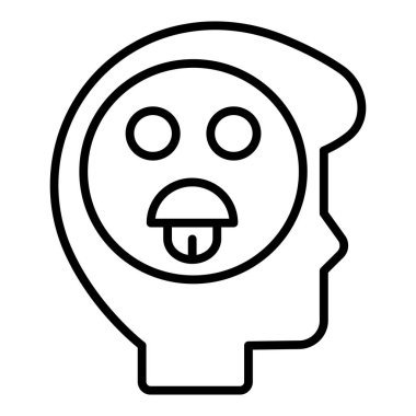 Vector Design Illustration Disgusted Icon Style