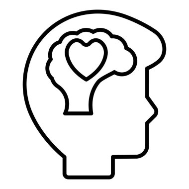 Vector Design Illustration Mental Health Icon Style