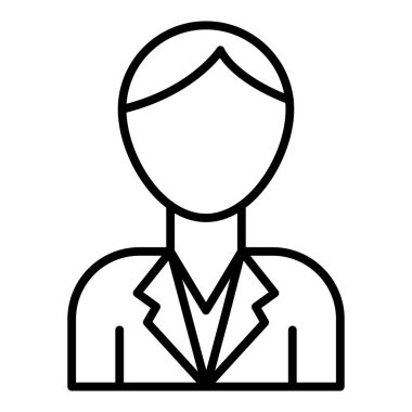 Vector Design Illustration Client Male Icon Style