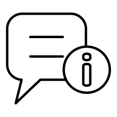 Vector Design Illustration Information Icon Style