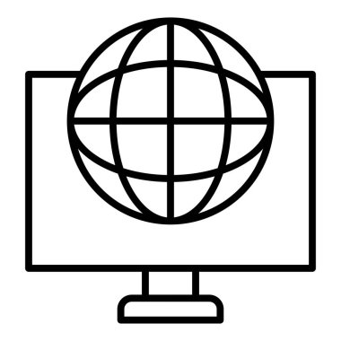 Vector Design Illustration Internet Icon Style