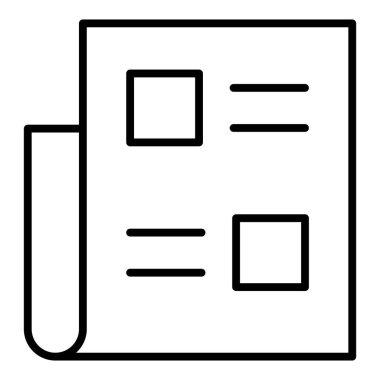 Vector Design Illustration News Icon Style