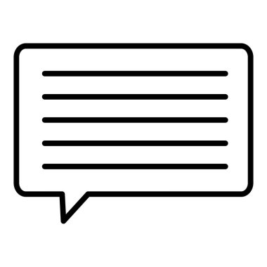 Vector Design Illustration Comments Icon Style