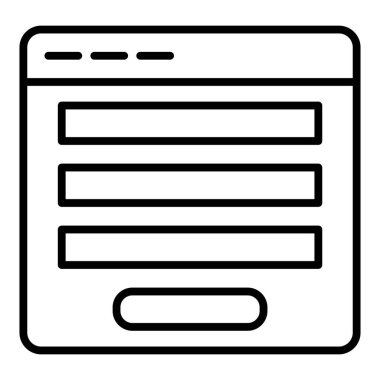 Vector Design Illustration Form Icon Style