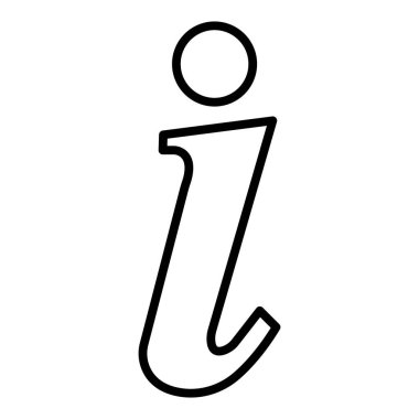 Vector Design Illustration Info Icon Style