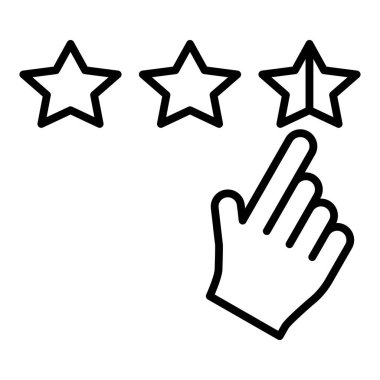 Vector Design Illustration Score Rating Icon Style