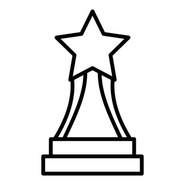 Vector Design Illustration Award Icon Style