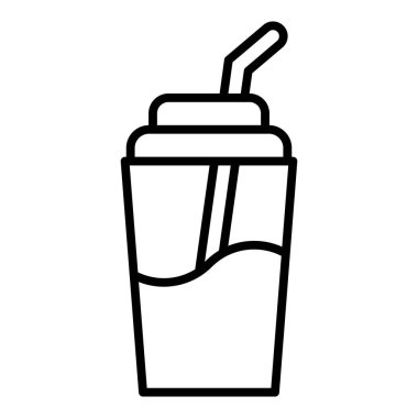 Vector Design Illustration Soft Drink Icon Style