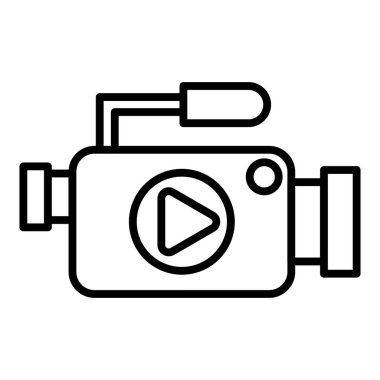 Vector Design Illustration Recording Icon Style