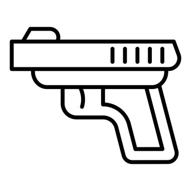 Vector Design Illustration Gun Icon Style