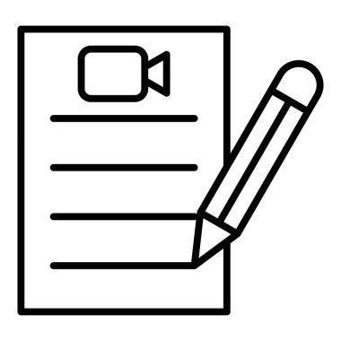 Vector Design Illustration Script Icon Style