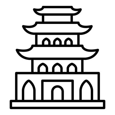 Vector Design Illustration Seoul Icon Style