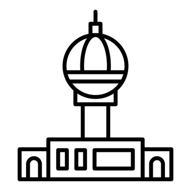 Vector Design Illustration Fernsehturm Berlin Icon Style
