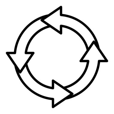 Vector Design Illustration Circular Design Icon Style