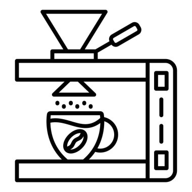 Vector Design Illustration Coffee Dripper Icon Style