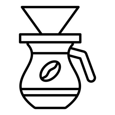 Vector Design Illustration Coffee Filter Icon Style