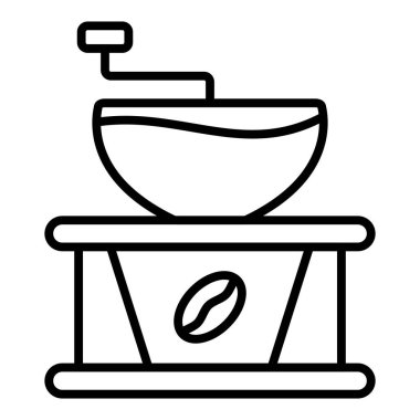 Vector Design Illustration Coffee Grinder Icon Style