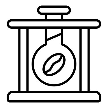 Vector Design Illustration Coffee Science Icon Style