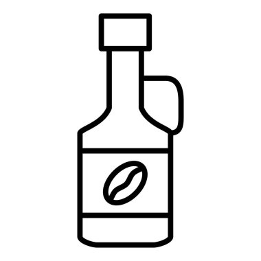 Vector Design Illustration Coffee Syrup Icon Style