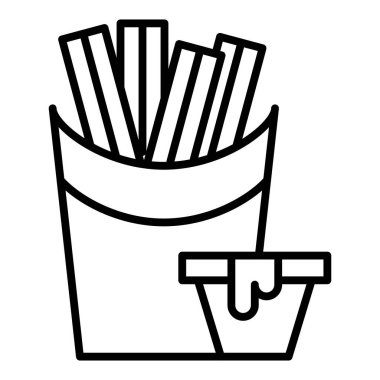 Vector Design Illustration Churros Icon Style