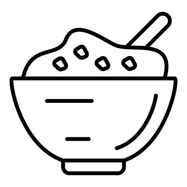 Vector Design Illustration Curry Icon Style