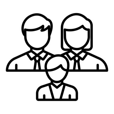 Vector Design Illustration Family Icon Style