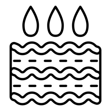 Vector Design Illustration Absorption Icon Style