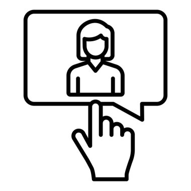 Vector Design Illustration Book Consultation Icon Style