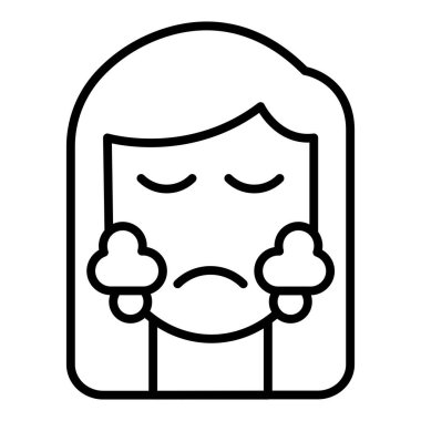 Vector Design Illustration Clean Face Icon Style