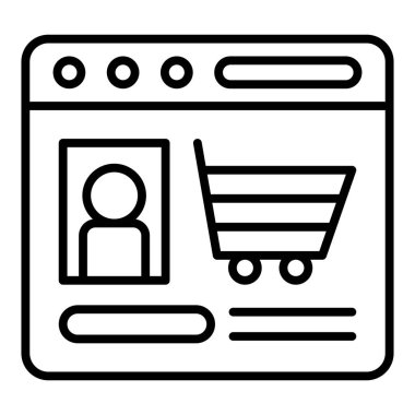 Vector Design Illustration Account Icon Style