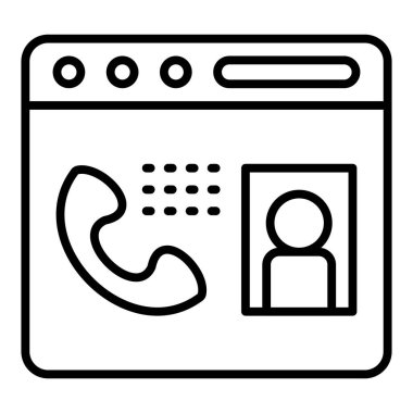 Vector Design Illustration Call Icon Style