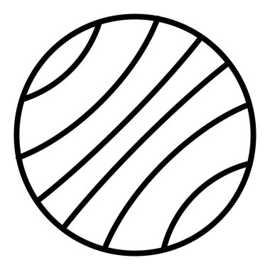 Vector Design Illustration Exercise Ball Icon Style