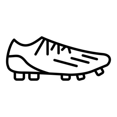 Vector Design Illustration Football Shoes Icon Style