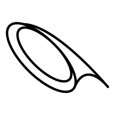 Vector Design Illustration Flying Disc Icon Style