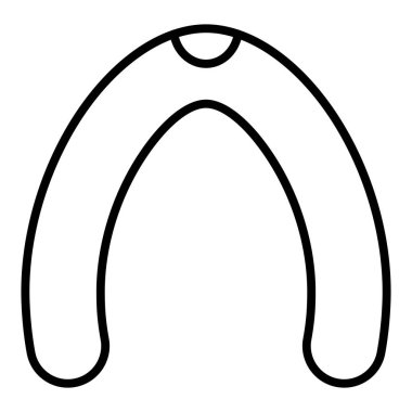 Vector Design Illustration Mouthguard Icon Style