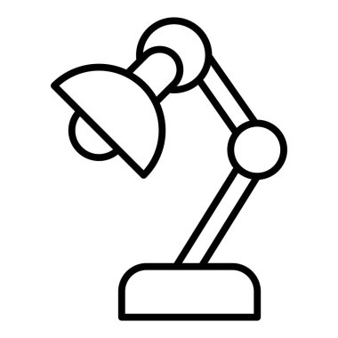 Vector Design Illustration Desk Lamp Icon Style