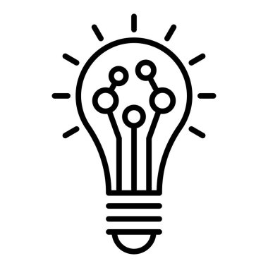 Vector Design Illustration Led Lamp Icon Style