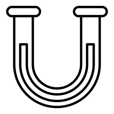 Vector Design Illustration U Tube Icon Style