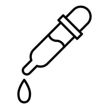 Vector Design Illustration Dropper Icon Style